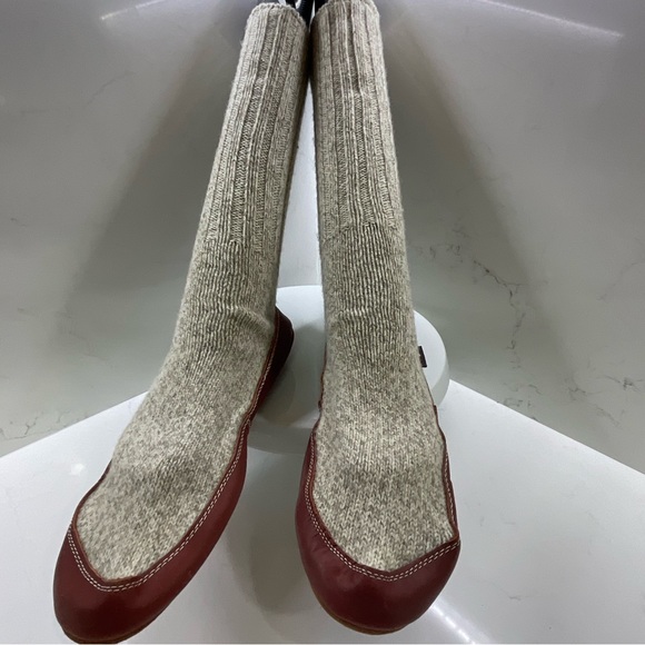 Acorn Comfort On Earth Gray Ragg Wool Leather Sole Slipper Socks 10.5-11.5 Men’s - Picture 2 of 9